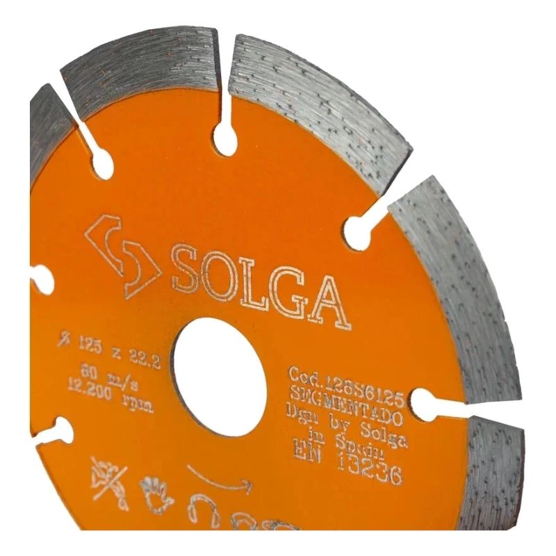 Диск алмазный Solga Diamant BASIC сегментный (железобетон) 125x22,23 мм - изображение 2