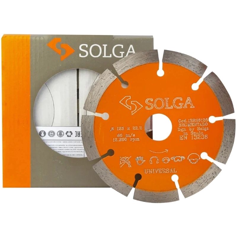 Диск алмазный Solga Diamant BASIC сегментный (железобетон) 125x22,23 мм - изображение 3