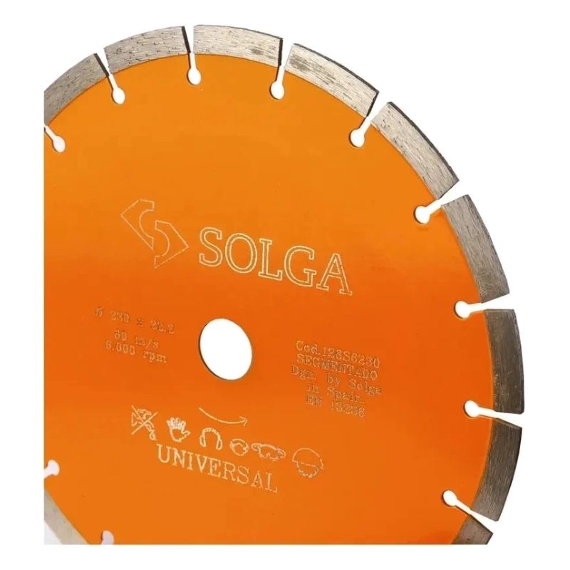 Диск алмазный Solga Diamant BASIC сегментный (железобетон) 230x22,23 мм - изображение 3