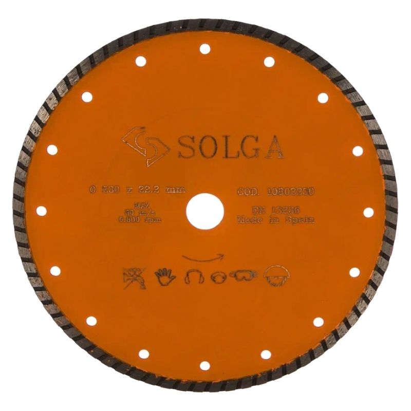 Диск алмазный Solga Diamant BASIC турбо (железобетон) 230x22,23 мм