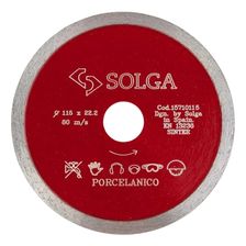 Диск алмазный по керамограниту сплошной Solga Diamant HARD CERAMICS 115x22,23 мм - изображение 8