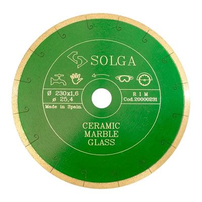 Диск алмазный Solga Diamant HARD CERAMICS сплошной (керамогранит) 200x25,4 мм - изображение 18