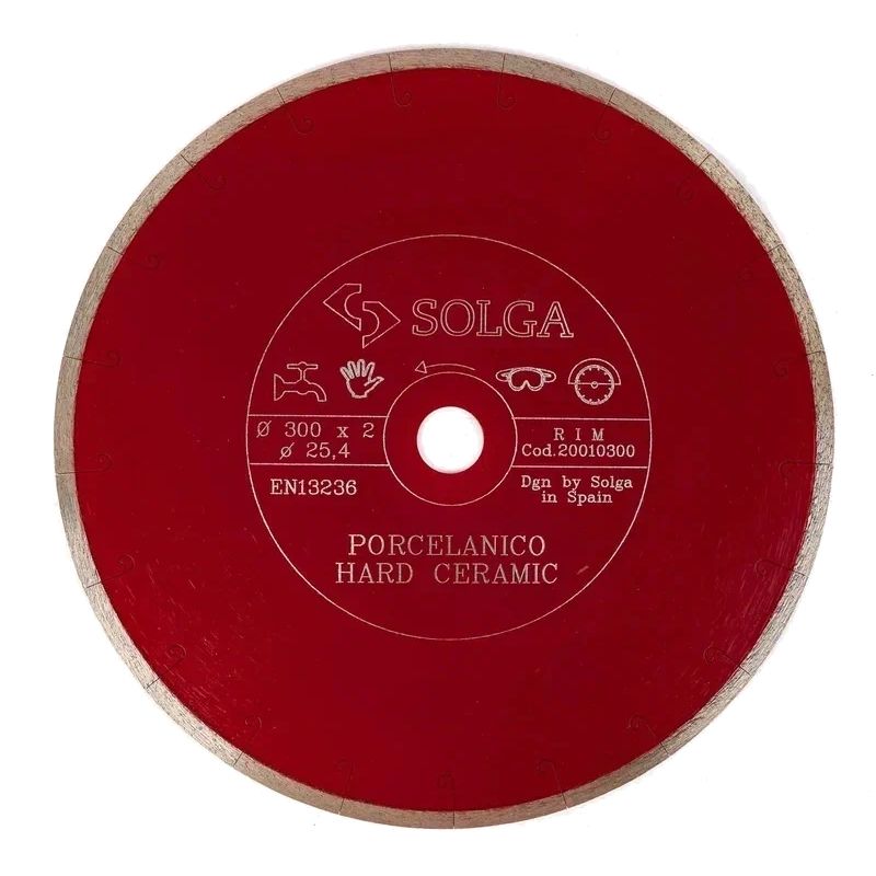 Диск алмазный Solga Diamant HARD CERAMICS сплошной (керамогранит) 300x25,4 мм