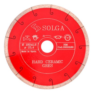 Диск алмазный Solga Diamant HARD CERAMICS сплошной (керамогранит) 350x25,4 мм - изображение 18