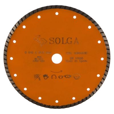 Диск алмазный Solga Diamant HARD CERAMICS сплошной (керамогранит) 350x25,4 мм - изображение 20