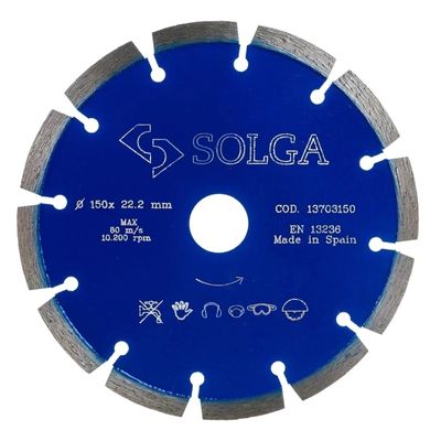 Диск алмазный Solga Diamant PROFESSIONAL турбо (железобетон) 125x22,23 мм - изображение 7