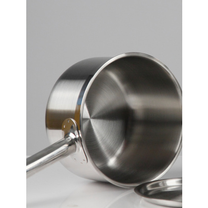 СОТЕЙНИК 2,8л нерж.тройное дно d=180 h=110, ИНДУКЦИЯ, LUXSTAHL - изображение 2