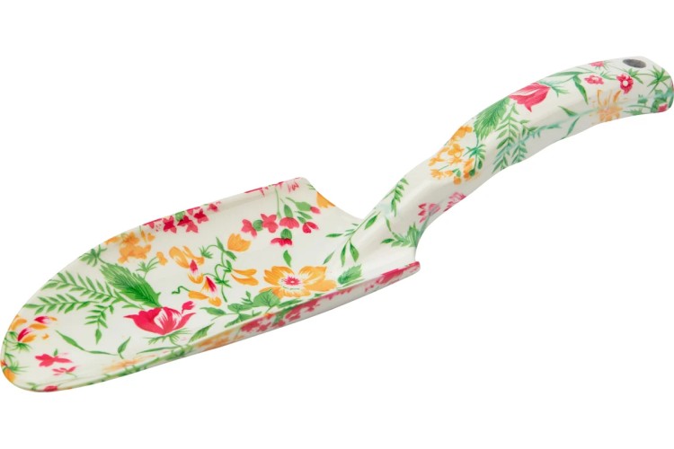 Совок посадочный ЧЕТЫРЕ СЕЗОНА 64-0011 с цветочным рисунком, 27х8,5см