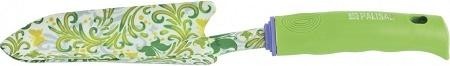 Совок посадочный PALISAD 55х320 мм FLOWER GREEN стальной, пластиковая рукоятка, 62037