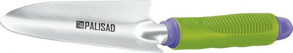 Совок посадочный PALISAD 62х315 мм CONNECT узкий, стальной, пластиковая рукоятка, 63002