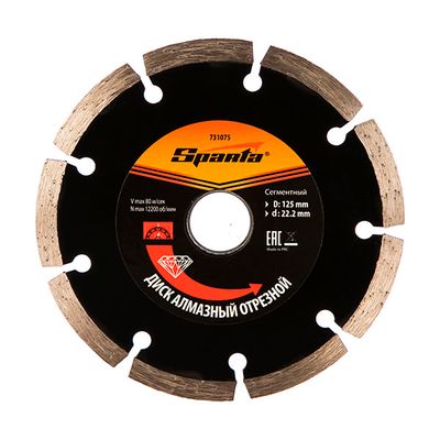 Алмазный диск Sparta 180х25,4 мм (мокрая резка) - изображение 6