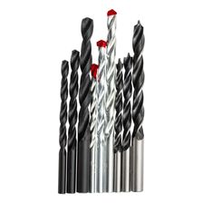 Набор сверл по бетону, металлу, дереву Sparta 5-6-8 мм, 9 шт, цилиндрический хвостовик - изображение 3