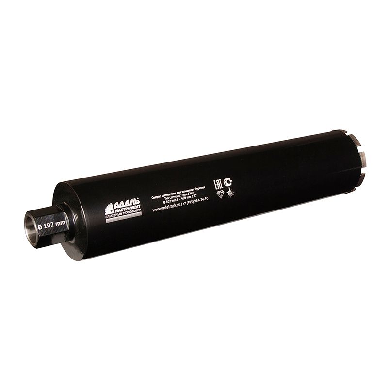 Алмазная коронка Адель Инструмент SpeedWay 102 мм L 1000 мм