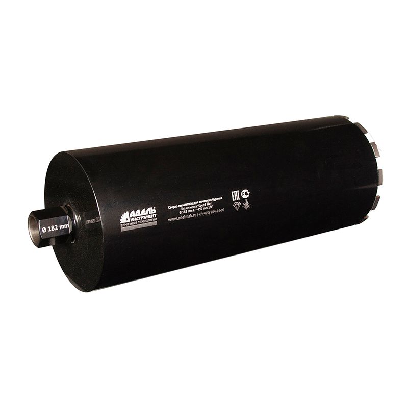 Алмазная коронка Адель Инструмент SpeedWay 182 мм L 450 мм