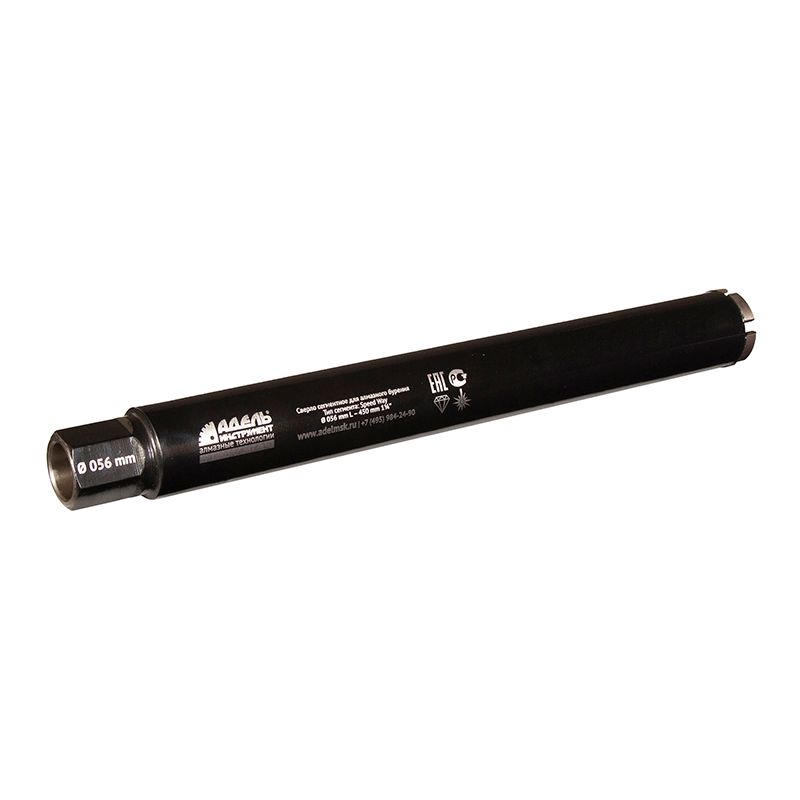 Алмазная коронка Адель Инструмент SpeedWay 56 мм L 1500 мм