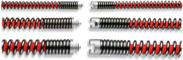 Спираль для прочистки труб VOLL 7.72444 тип S-SMK-22 усилен. с пласт. сердеч., 22 мм