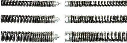 Спираль для прочистки труб VOLL 7.72428 тип S-16 усиленная, 16ммх2,0м