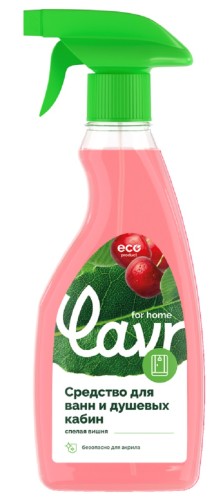 Средство для чистки ванн и душевых кабин LAVR for home 475 мл 3206