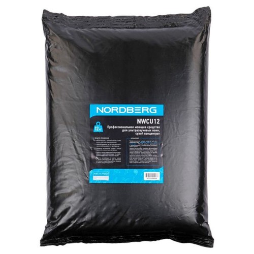 Средство моющее NORDBERG NWCU12 для ультразвуковых ванн, сухой концентрат, 12кг