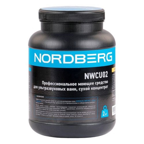 Средство моющее NORDBERG NWCU02 для ультразвуковых ванн, сухой концентрат, 2кг