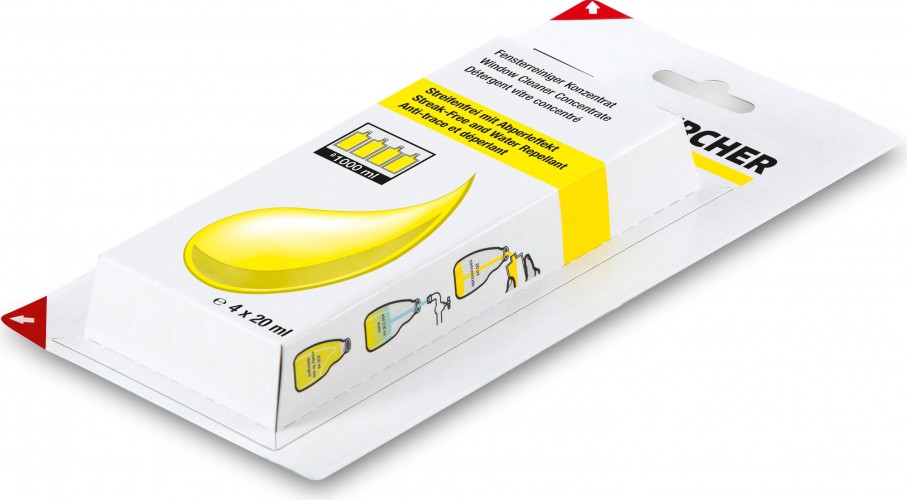 Средство специальное KARCHER RM 503 (4х20мл) для мойки окон 6.295-302.0