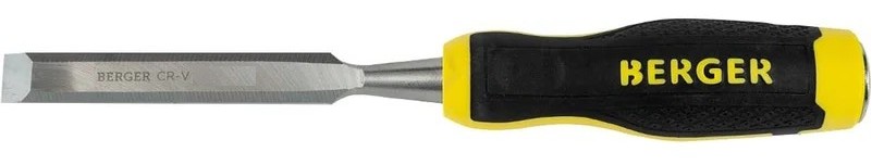 Стамеска BERGER BG1425 стальная ударная для обработки древесины, 16 мм