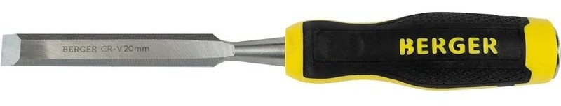 Стамеска BERGER BG1426 стальная ударная для обработки древесины, 20 мм