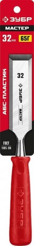 Стамеска ЗУБР МАСТЕР с пластиковой рукояткой, 32мм 18094-32_z01 - изображение 2