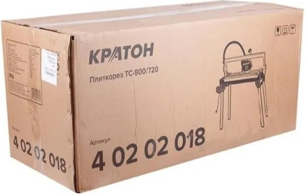 Станок плиткорезный КРАТОН TC-800/720 4 02 02 018 - изображение 5