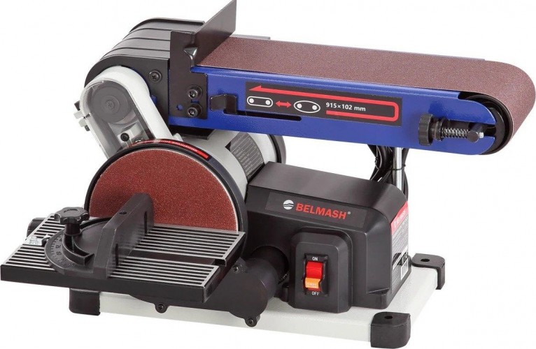 Станок шлифовальный тарельчато-ленточный BELMASH BDG 100/152L S221A