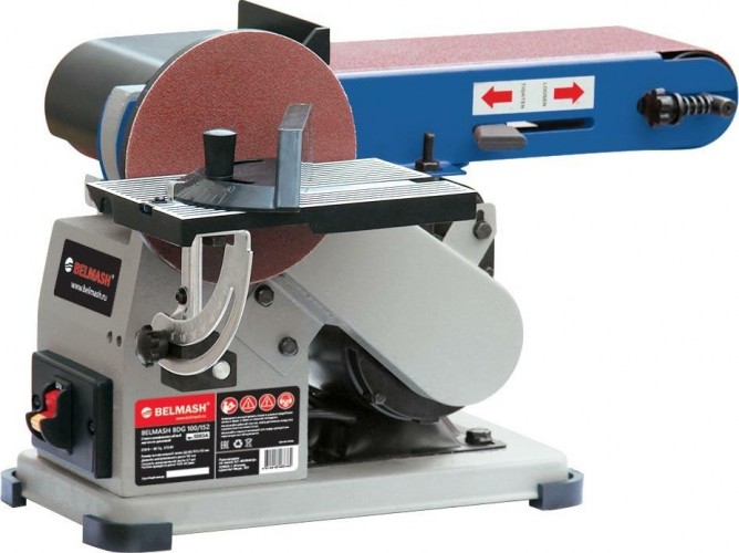 Станок шлифовальный тарельчато-ленточный BELMASH BDG 100/152 S083A