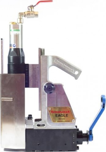 Станок сверлильный на магнитной подошве Rotabroach Eagle МСС-52ПИ пневматический КБ006650 - изображение 3