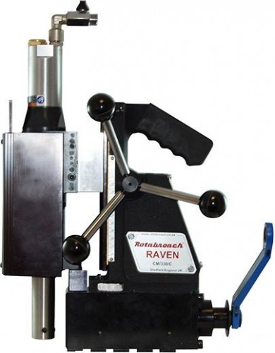 Станок сверлильный на магнитной подошве Rotabroach Raven МСС-52П пневматический КБ008439 - изображение 3
