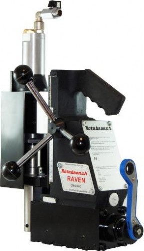 Станок сверлильный на магнитной подошве Rotabroach Raven МСС-52П пневматический КБ008439 - изображение 4