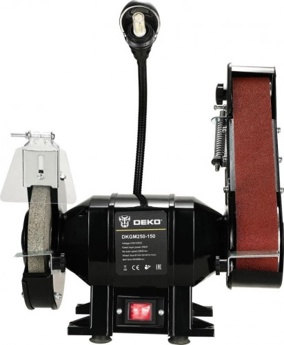 Станок заточной DEKO DKGM300-150 с лампой 063-4325 - изображение 3
