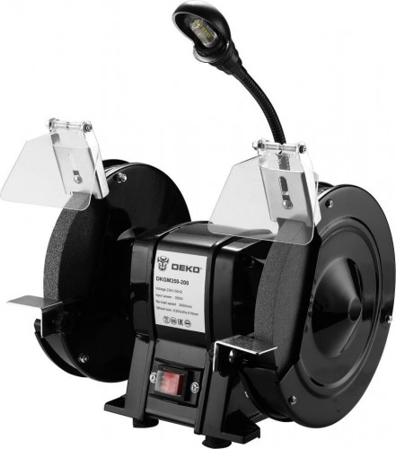 Станок заточной DEKO DKGM400-200 с лампой 063-4324 - изображение 2