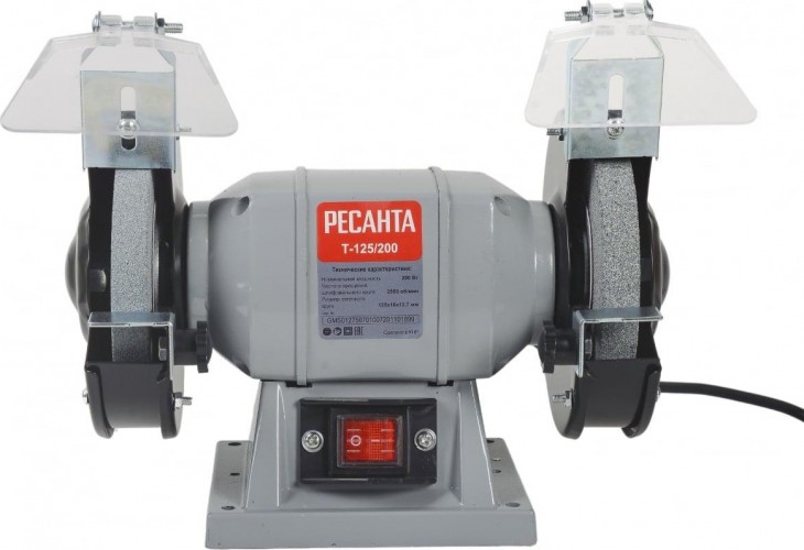 Станок заточной Ресанта Т-125/200 точильный 75/7/1 - изображение 2