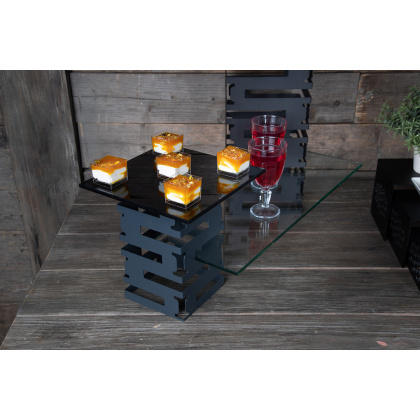 Стекло для подставки фуршетной 350х350 мм прозрачное - изображение 2