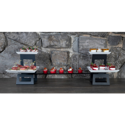 Стекло для подставки фуршетной 600х200 мм светло-голубой - изображение 4