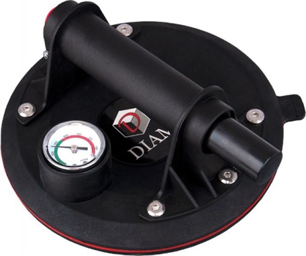 Стеклодомкрат с ручной помпой и монометром DIAM 205 мм в кейсе 600124