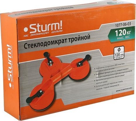 Стеклодомкрат Sturm 1077-06-03 тройной - изображение 4