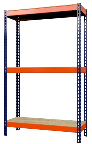 Стеллаж ГТС Профи 2000x1240x500 мм, 3 яруса, фанера 99-201250303С