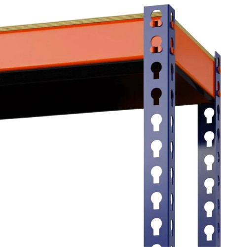 Стеллаж ГТС Профи 2000x1240x500 мм, 4 яруса, фанера 99-201250404С - изображение 2