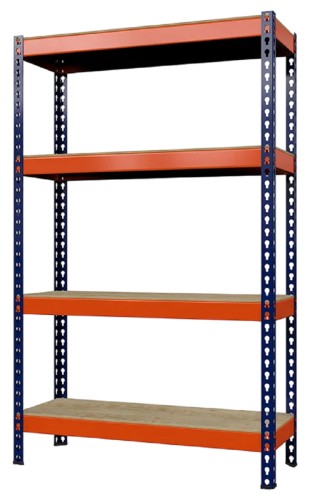 Стеллаж ГТС Профи 2000x1240x770 мм, 4 яруса, фанера 99-201247704С