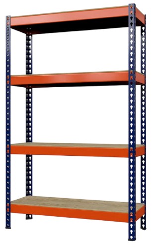Стеллаж ГТС Профи 2500x1540x500 мм, 4 яруса, фанера 99-251545004С