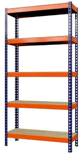 Стеллаж ГТС Профи 2500x1540x500 мм, 5 ярусов, фанера 99-251545005С