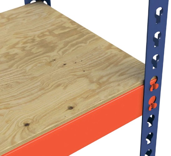 Стеллаж ГТС Профи 2500x1540x770 мм, 4 яруса, фанера 99-251547704С - изображение 3