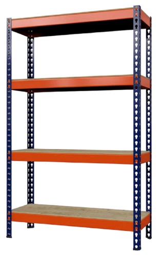 Стеллаж ГТС Профи 2500x1540x770 мм, 4 яруса, фанера 99-251547704С