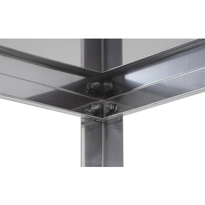 Стеллаж кухонный Luxstahl СР-1800х800х300/4 нерж - изображение 5