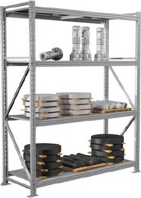 Стеллаж ПРАКТИК MS Pro 200/150 х 60/4 (4 полки)